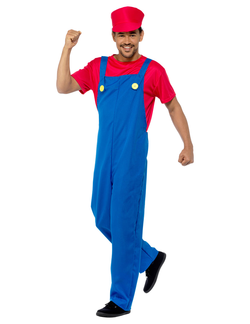 Déguisement Plombier rouge homme