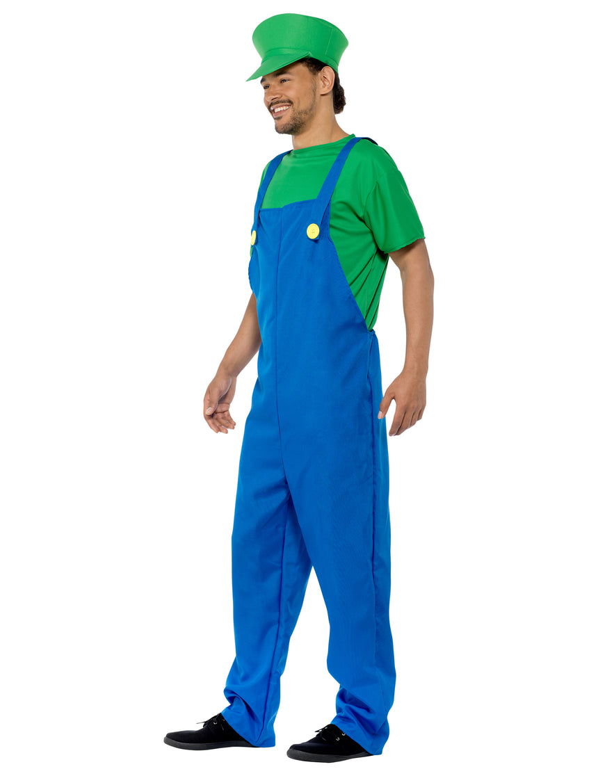 Déguisement plombier vert homme
