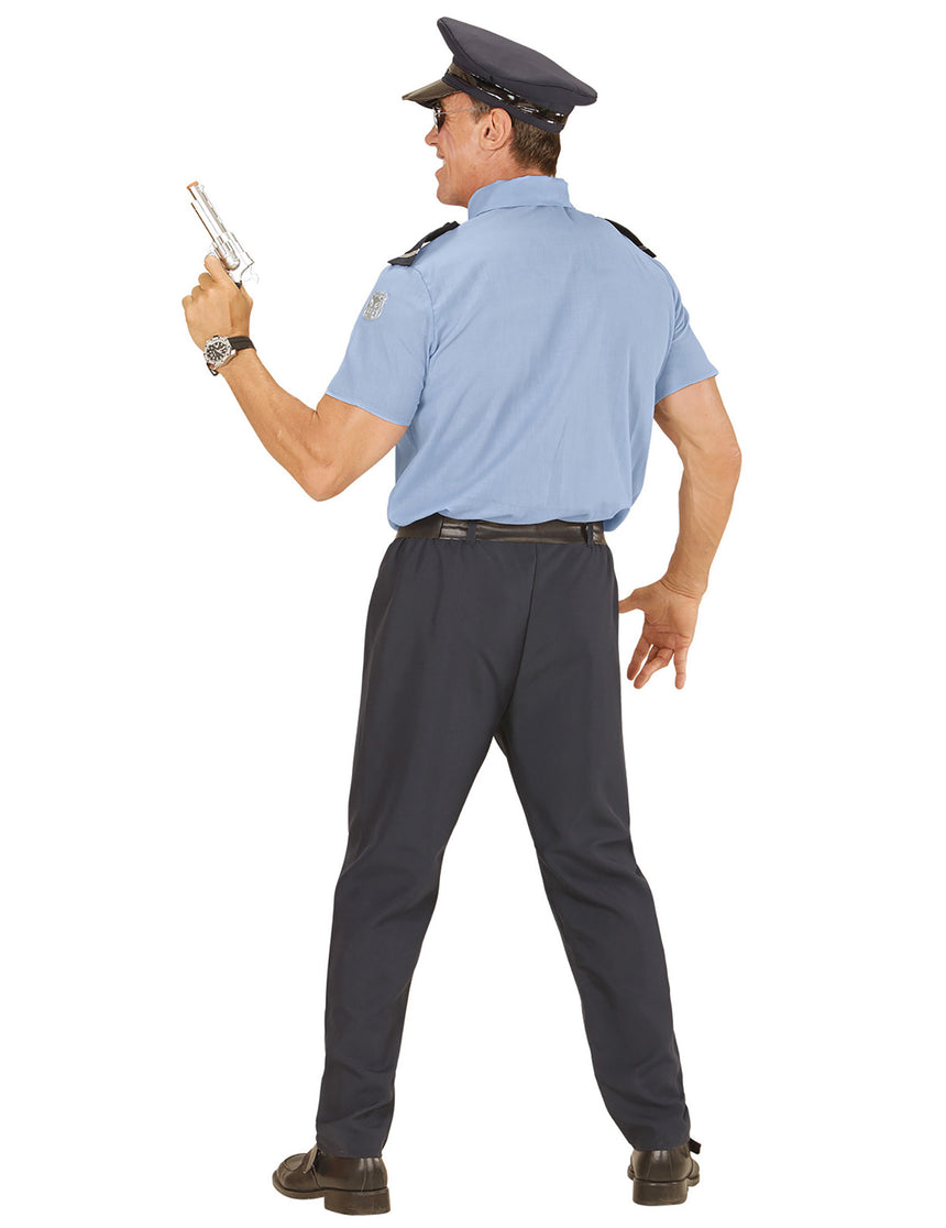 Déguisement policier bleu homme