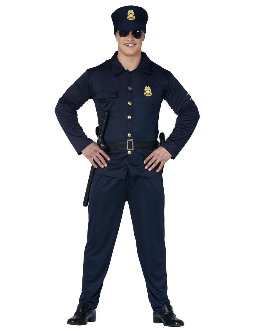 Déguisement policier grande taille adulte