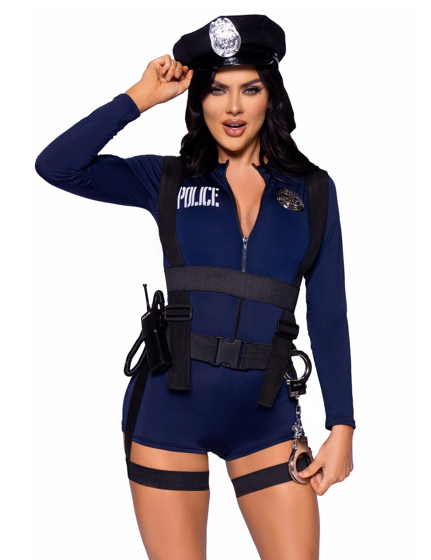 Déguisement policière combishort sexy femme