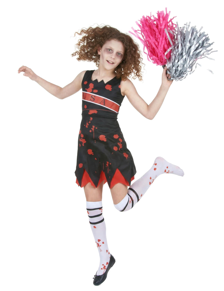 Déguisement pompom girl zombie fille Halloween