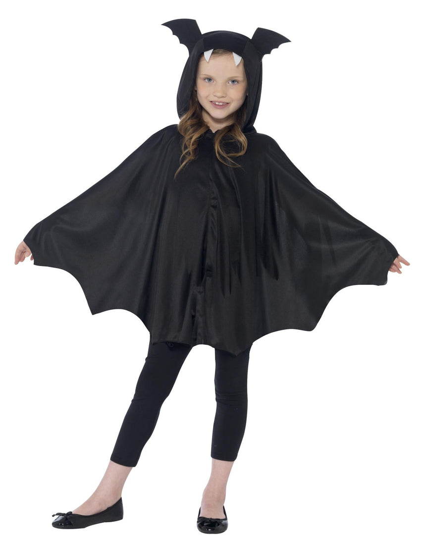 Déguisement poncho chauve-souris noir enfant Halloween