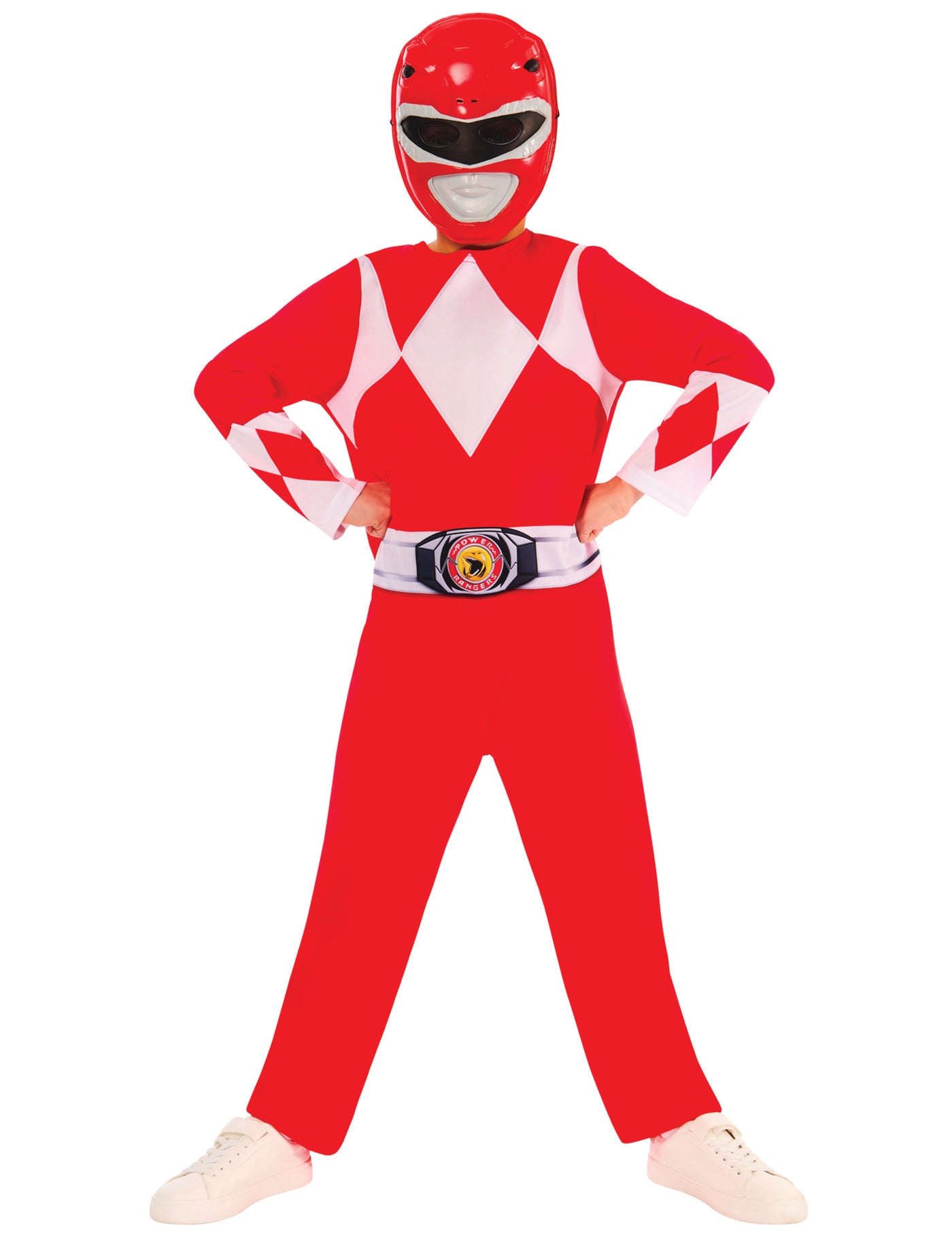 Déguisement Power Ranger rouge classique enfant
