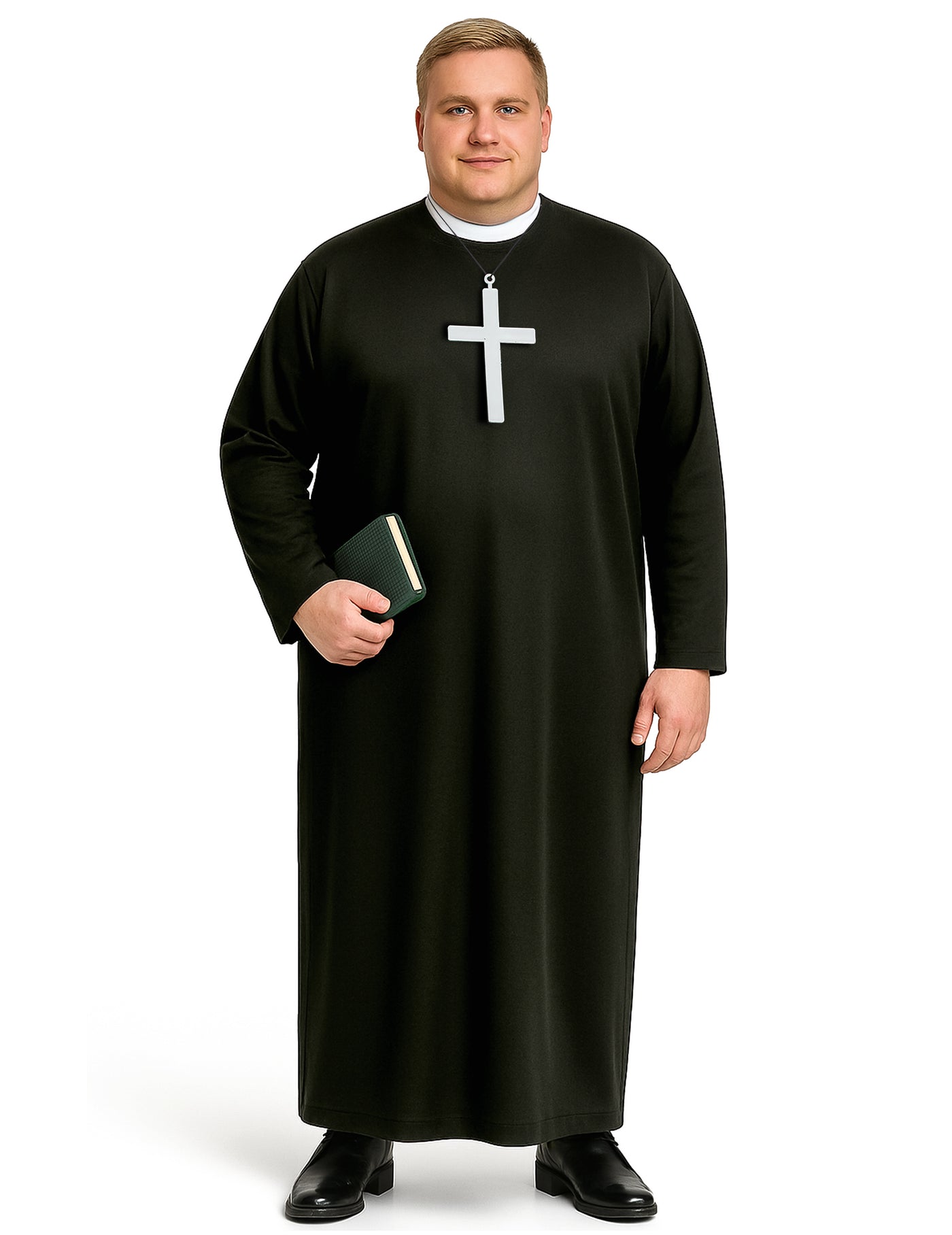 Déguisement prêtre grande taille homme
