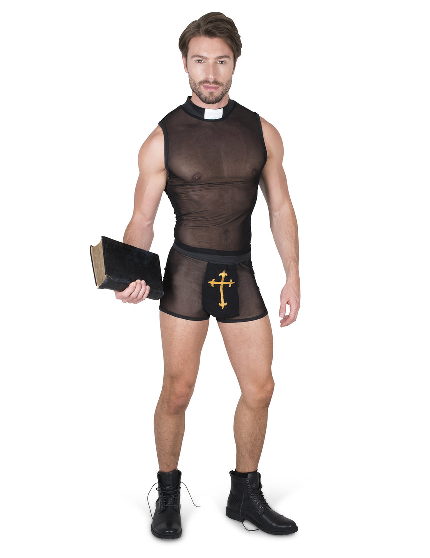 Déguisement prêtre pécheur homme