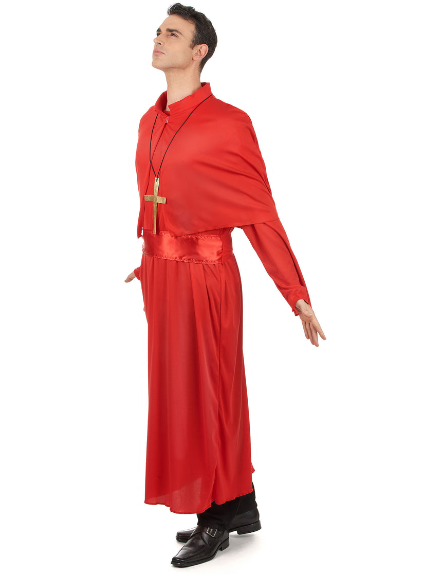 Déguisement prêtre rouge adulte