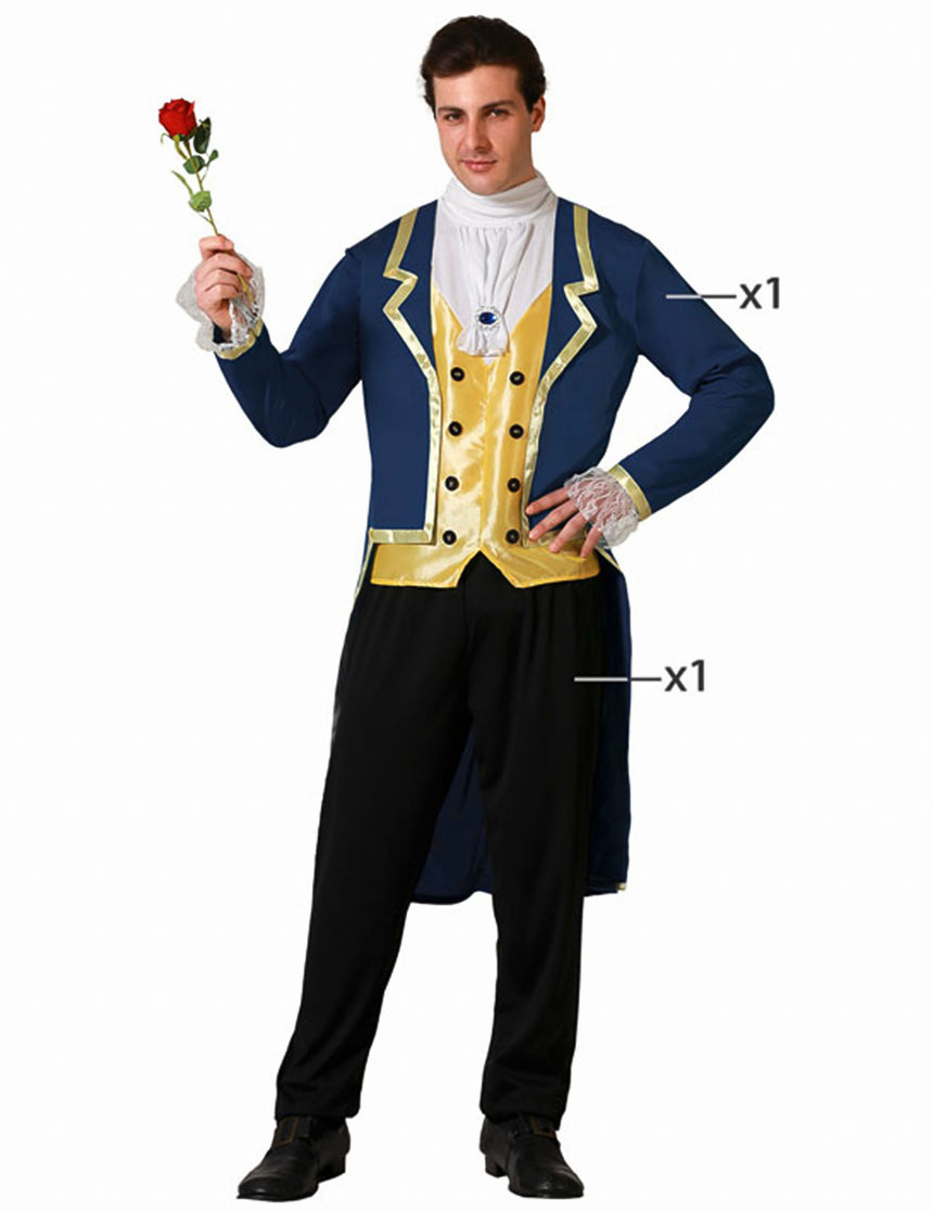 Déguisement prince de conte de fées homme