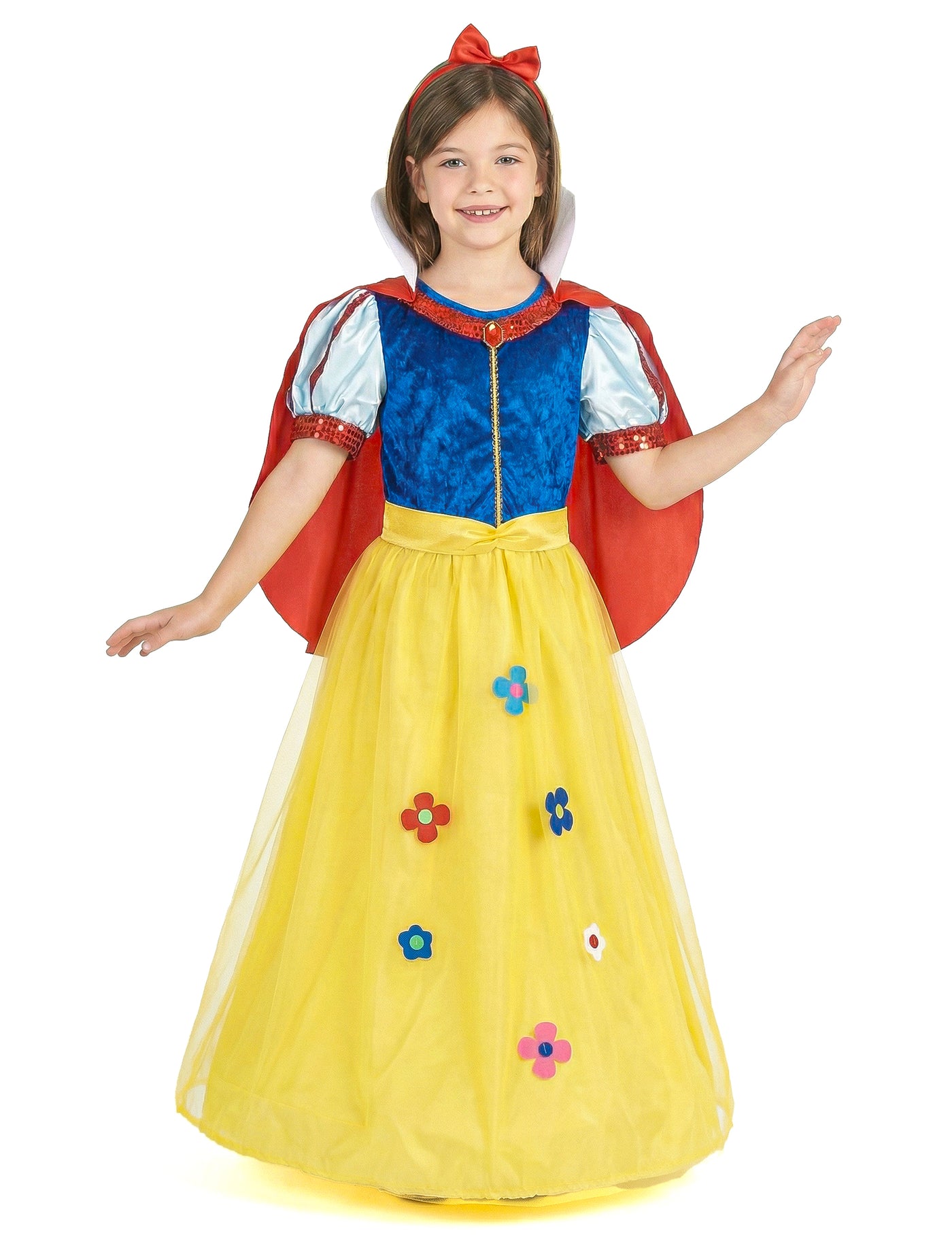 Déguisement princesse à fleur fille
