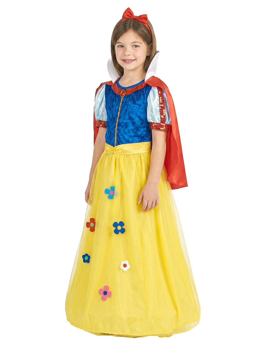 Déguisement princesse à fleur fille