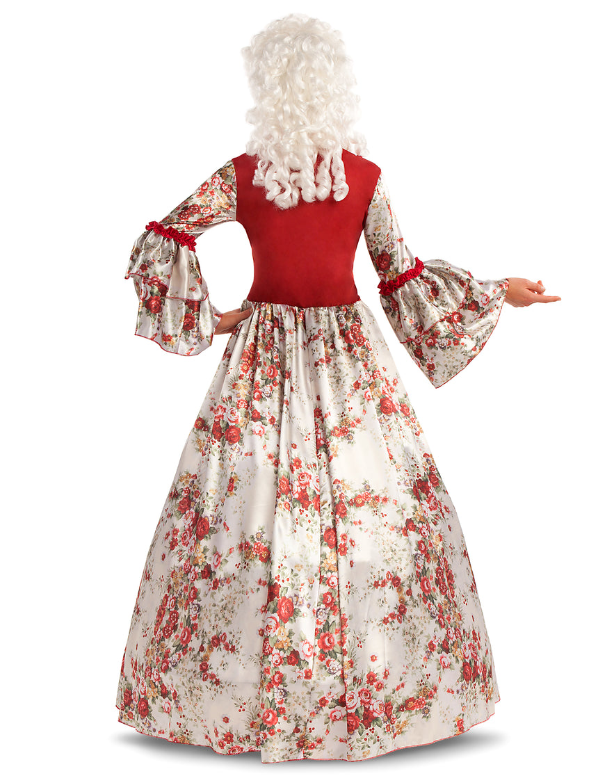Déguisement princesse baroque fleurie femme
