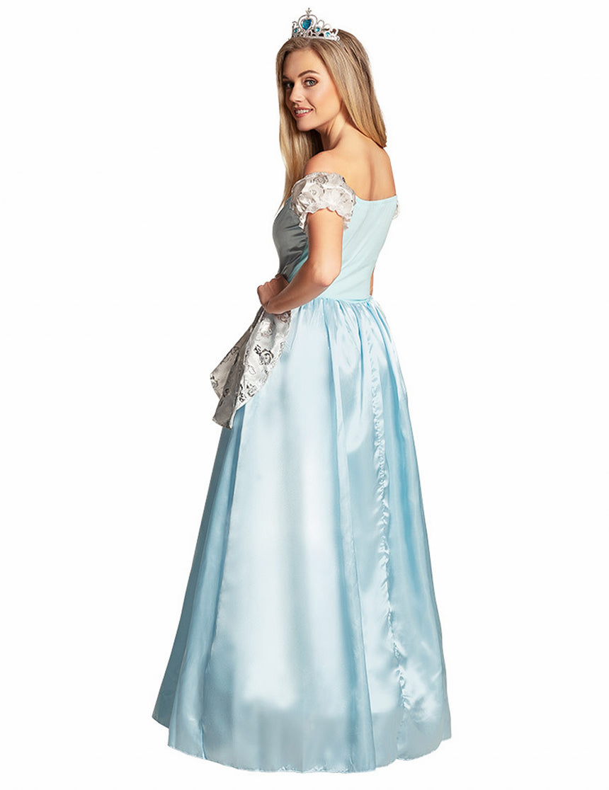 Déguisement princesse cendrillon bleue femme