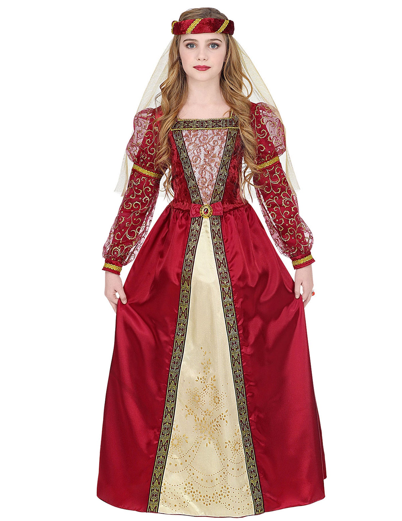 Déguisement princesse médiévale royale fille