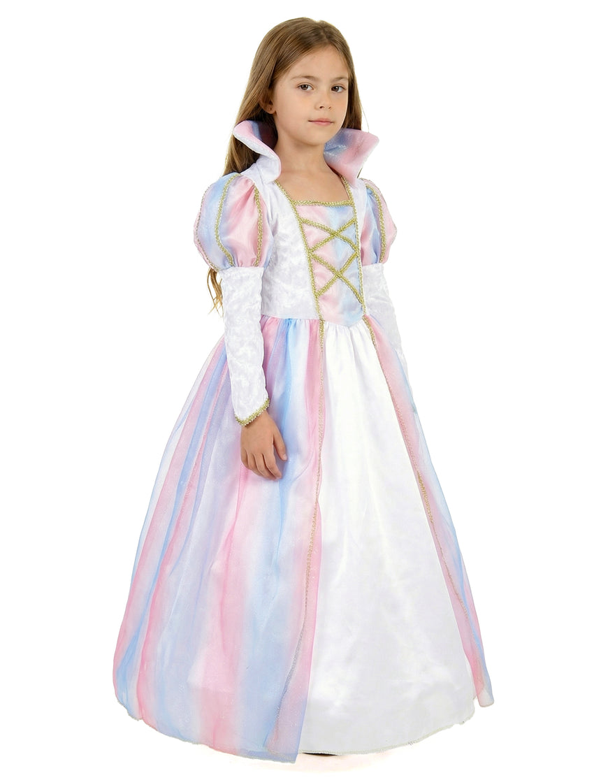 Déguisement princesse multicolore fille