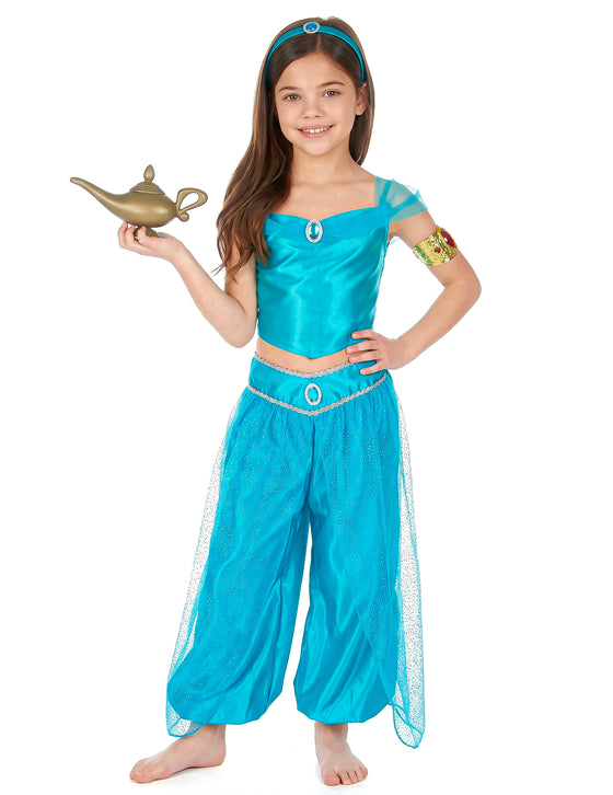 Déguisement princesse orientale bleue fille
