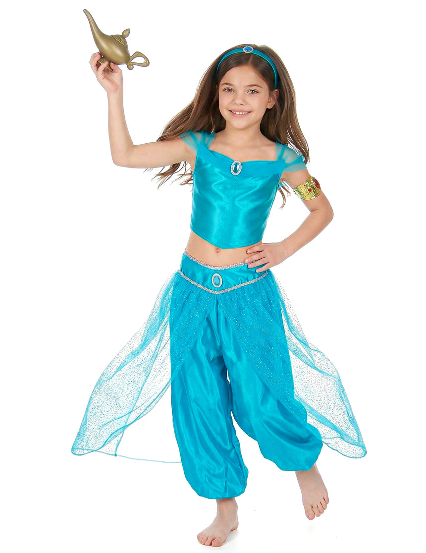 Déguisement princesse orientale bleue fille