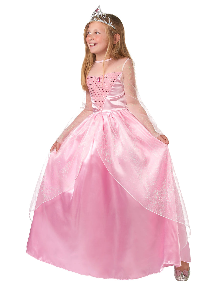Déguisement princesse rose pour fille