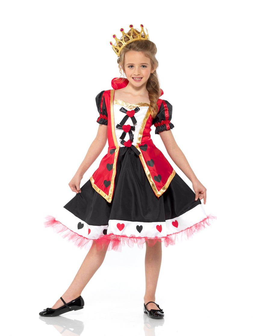 Déguisement reine des coeurs fille