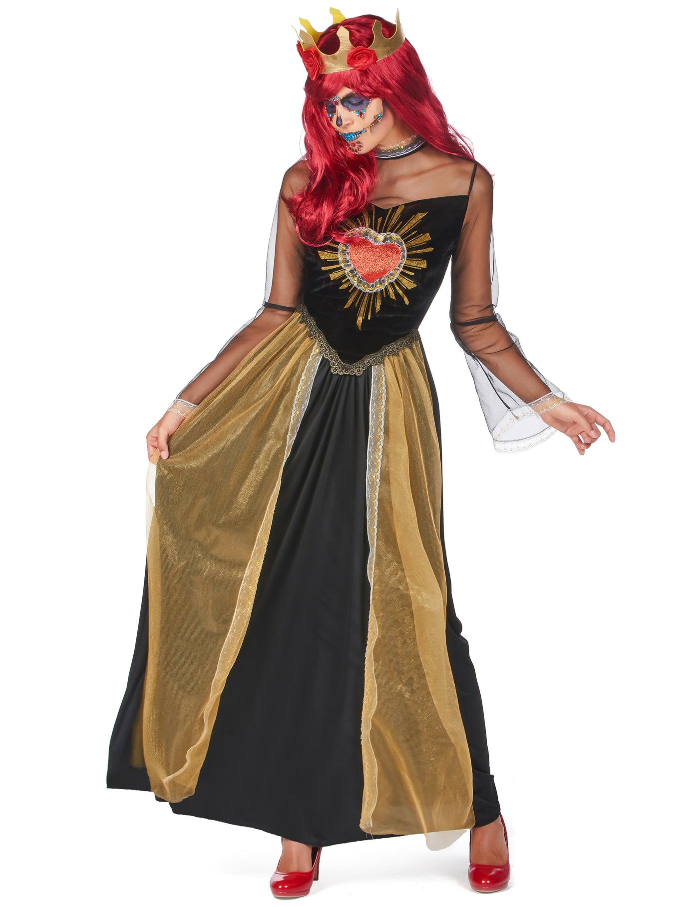 Déguisement reine du Dia de los muertos femme