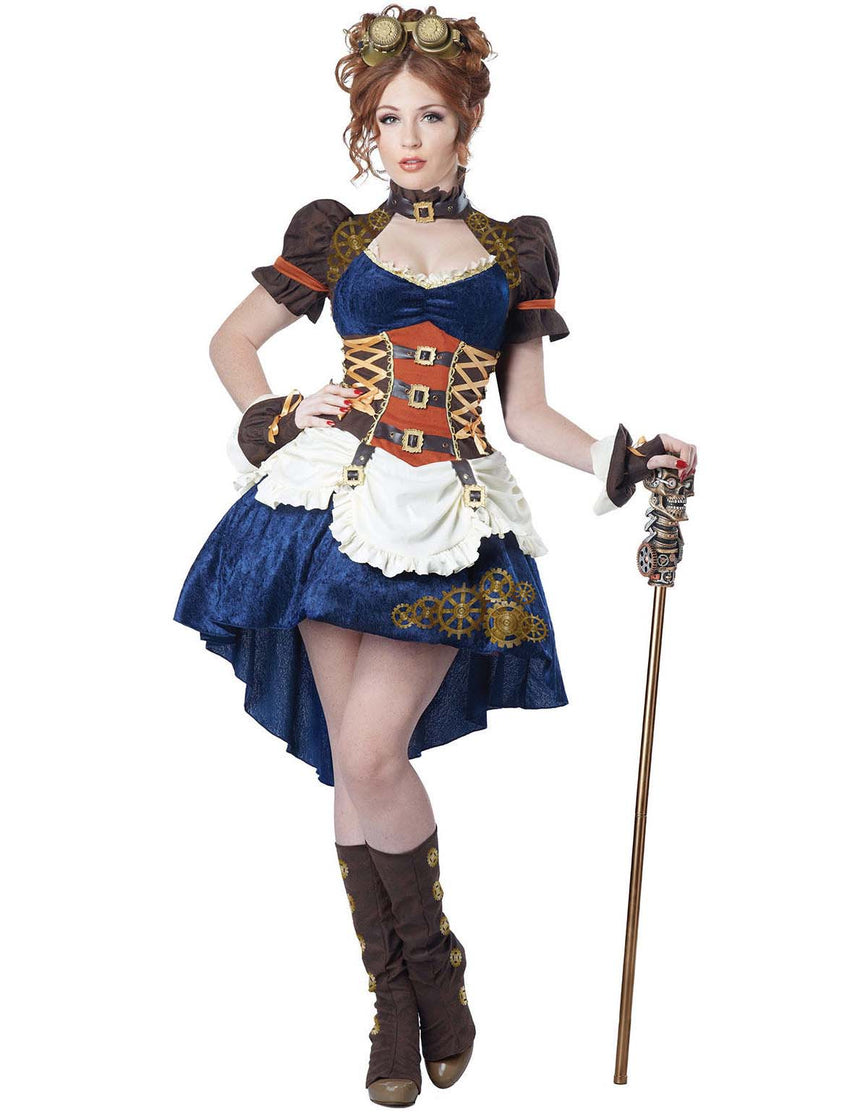 Déguisement rétro futuriste steampunk femme