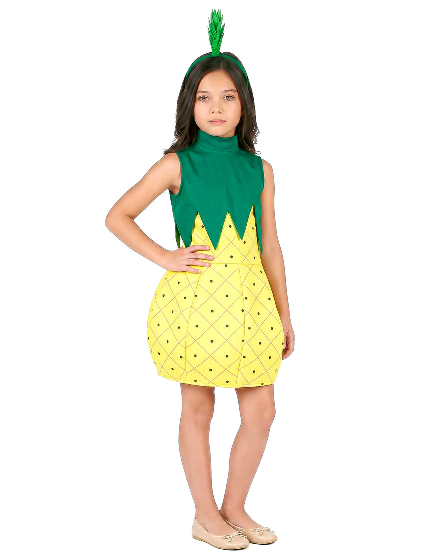 Déguisement robe ananas fille