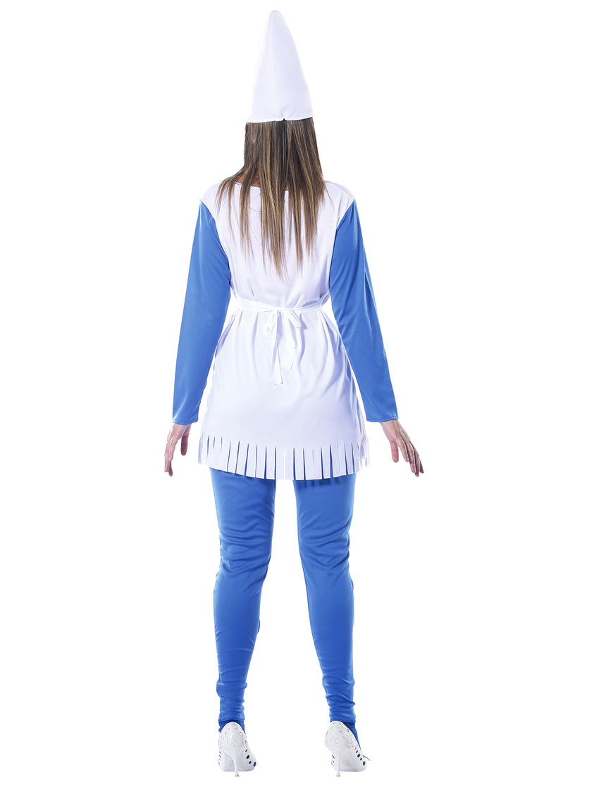 Déguisement robe nain bleu femme