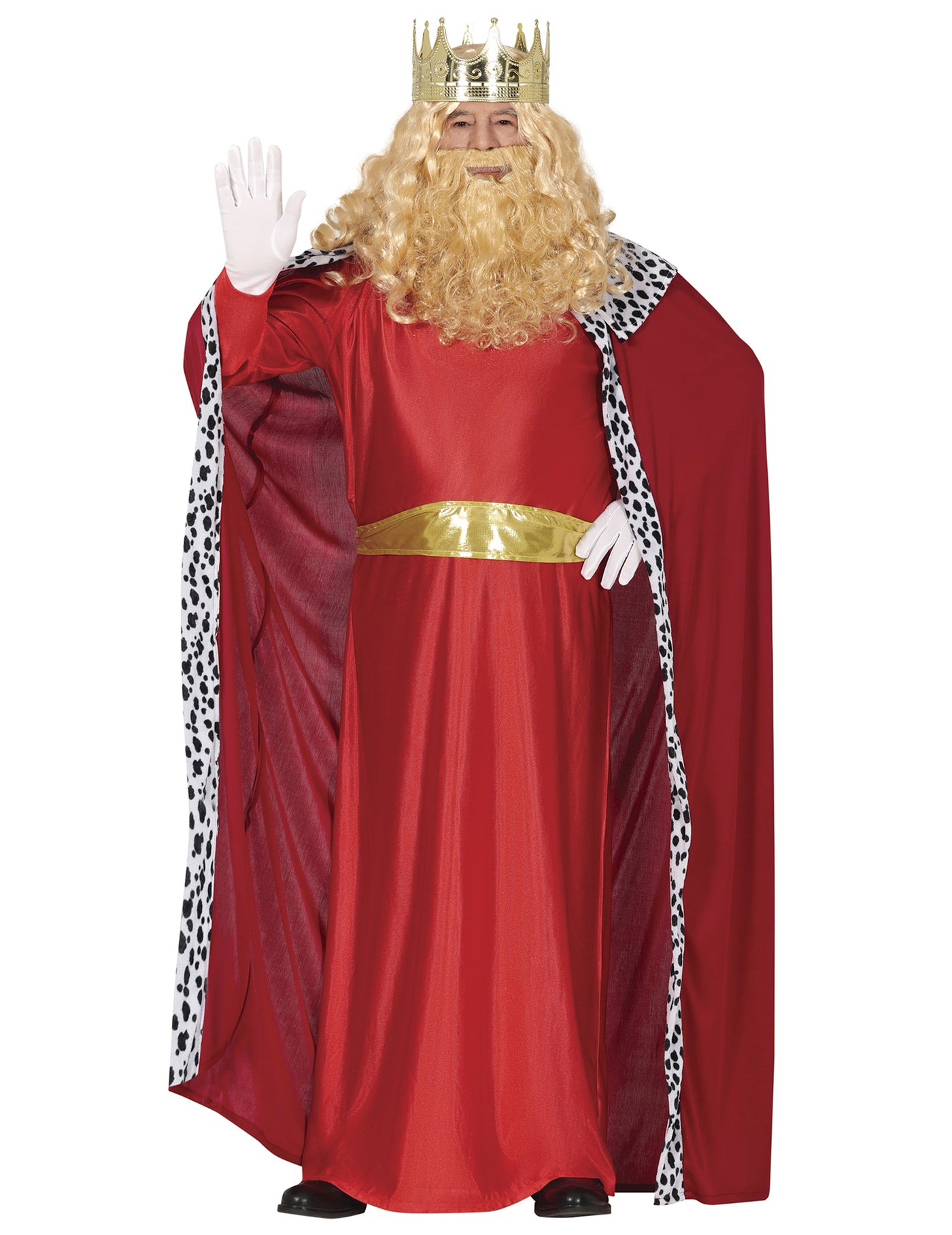 Déguisement roi mage rouge adulte