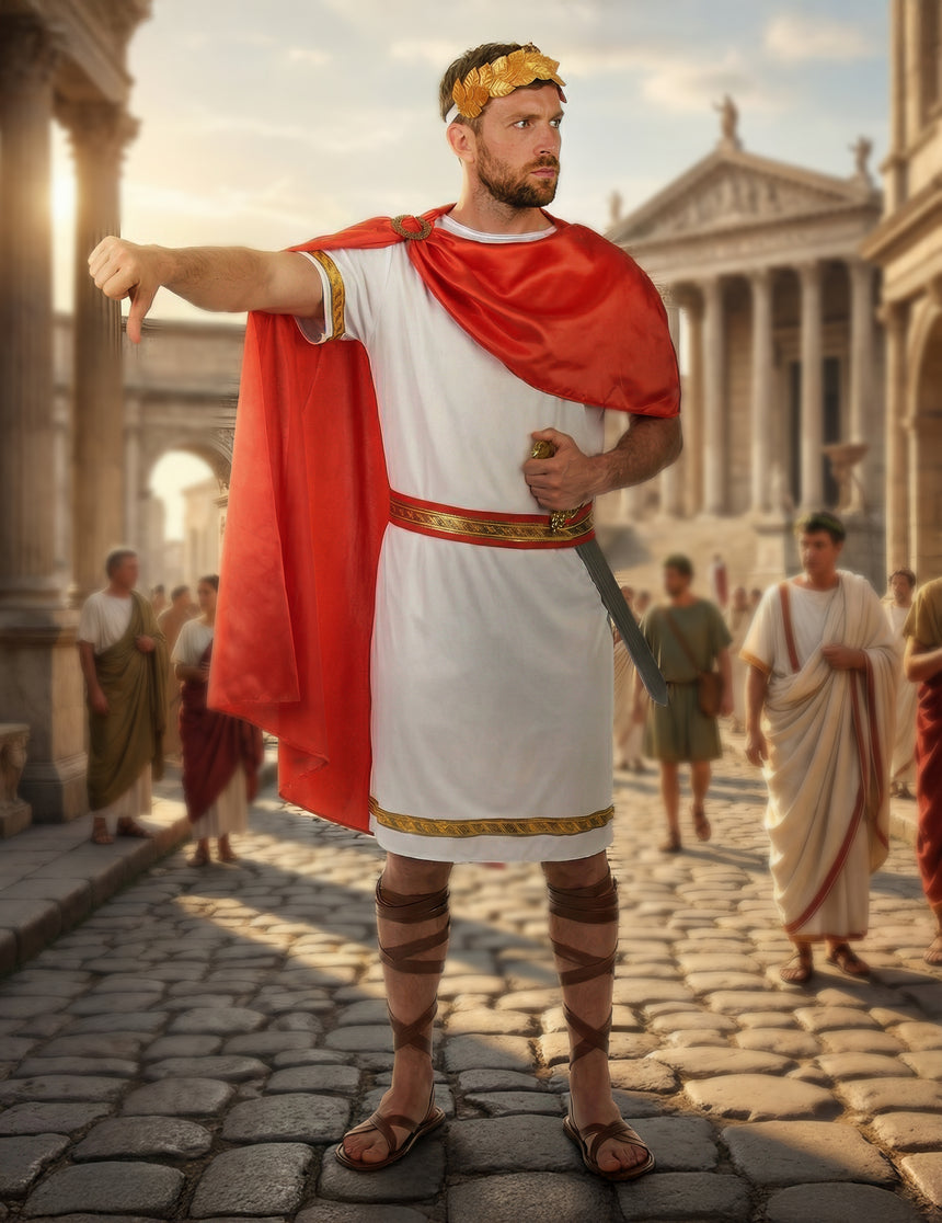 Déguisement Romain avec couronne homme