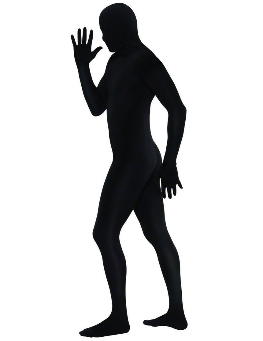 Déguisement seconde peau noir adulte
