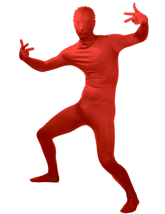 Déguisement seconde peau rouge adulte