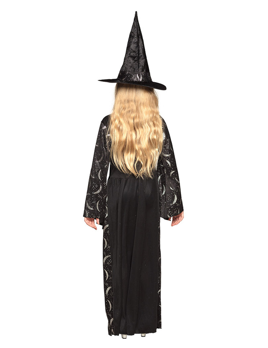 Déguisement sorcière demi-lune fille Halloween