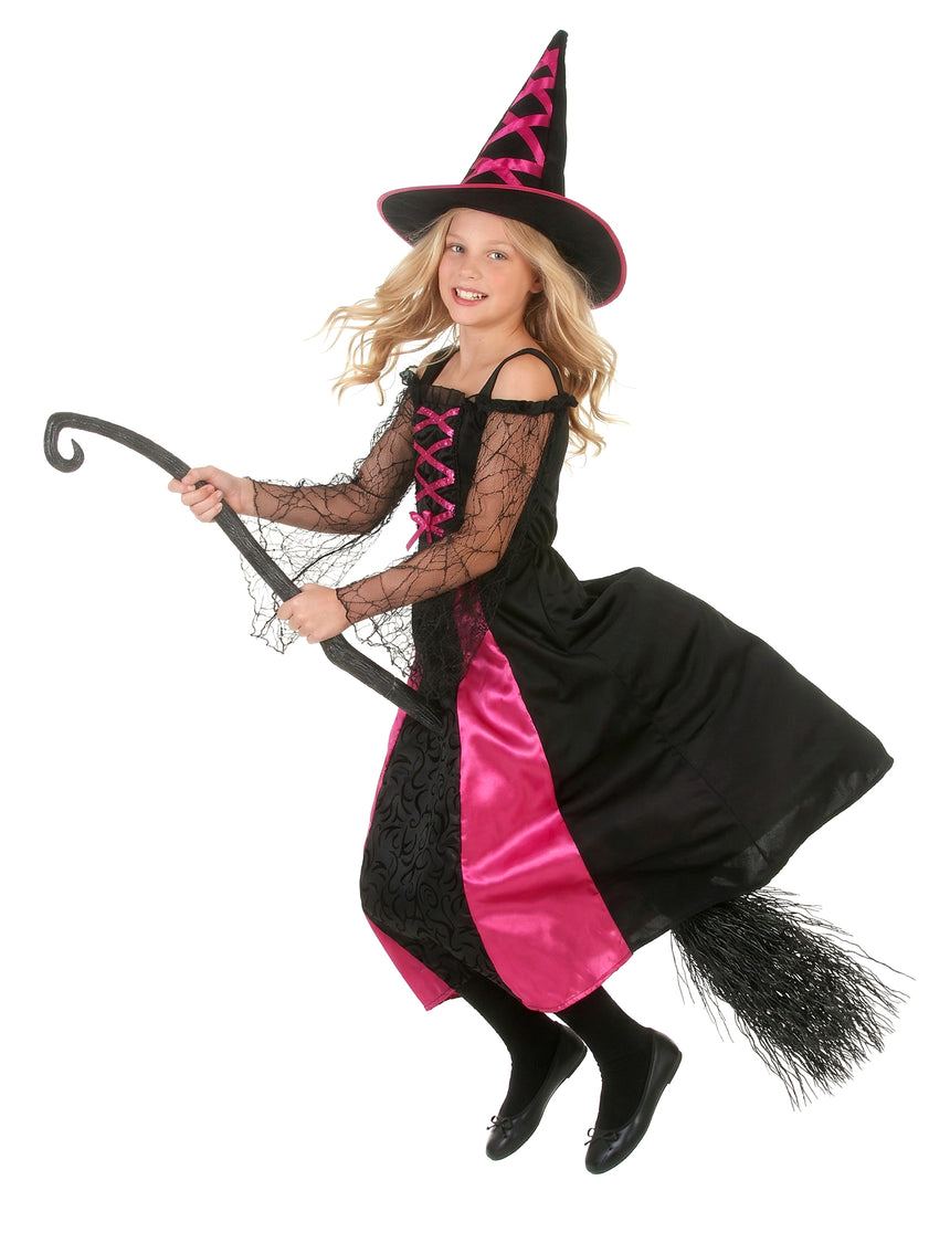 Déguisement sorcière dentelé fille Halloween