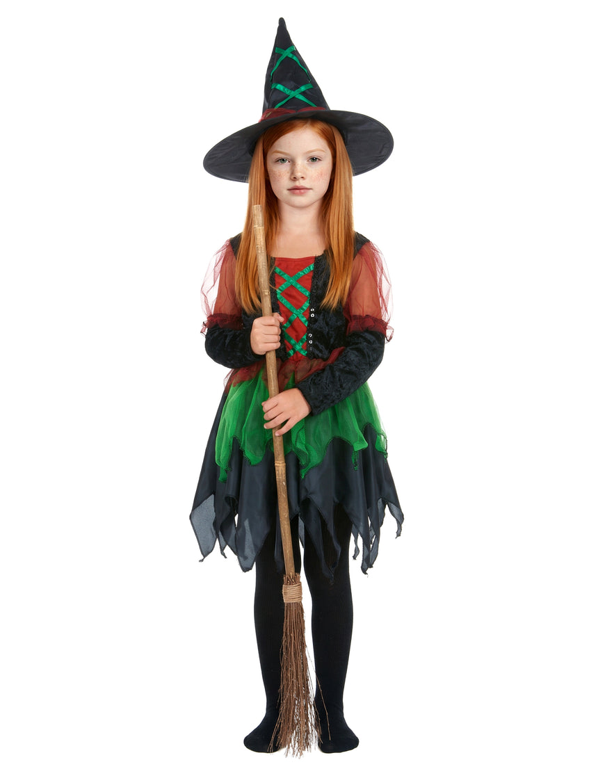 Déguisement sorcière des bois fille Halloween