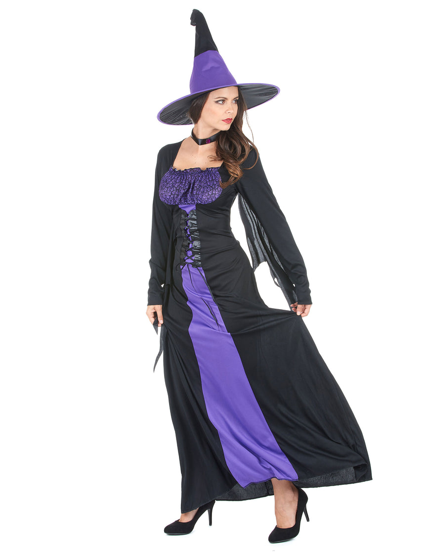 Déguisement sorcière à corsage femme Halloween