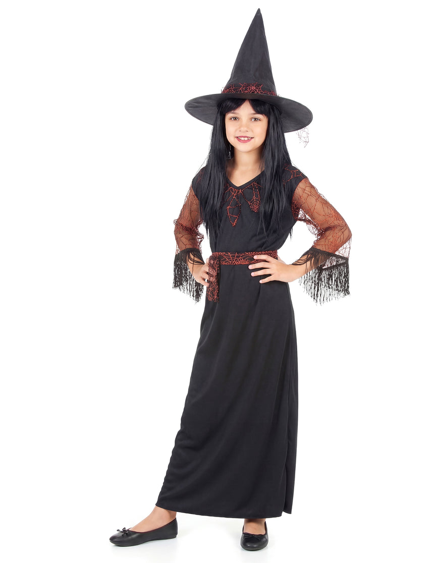 Déguisement sorcière noir fille Halloween