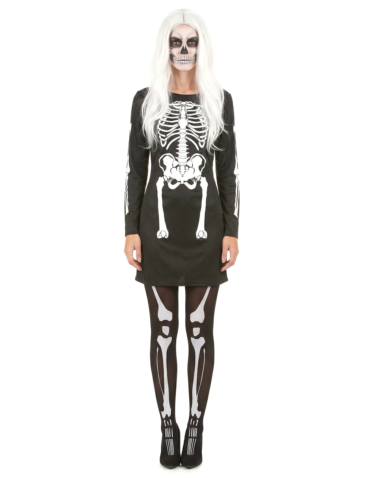 Déguisement squelette femme Halloween