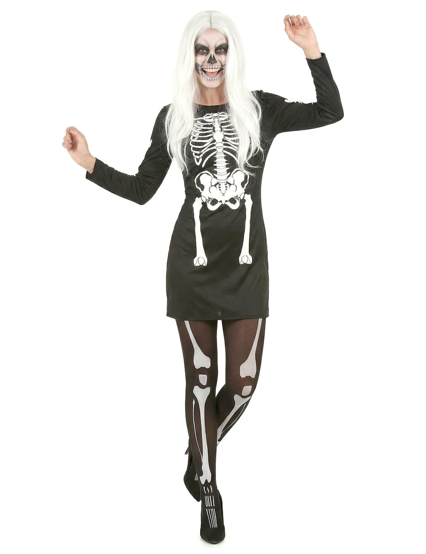 Déguisement squelette femme Halloween