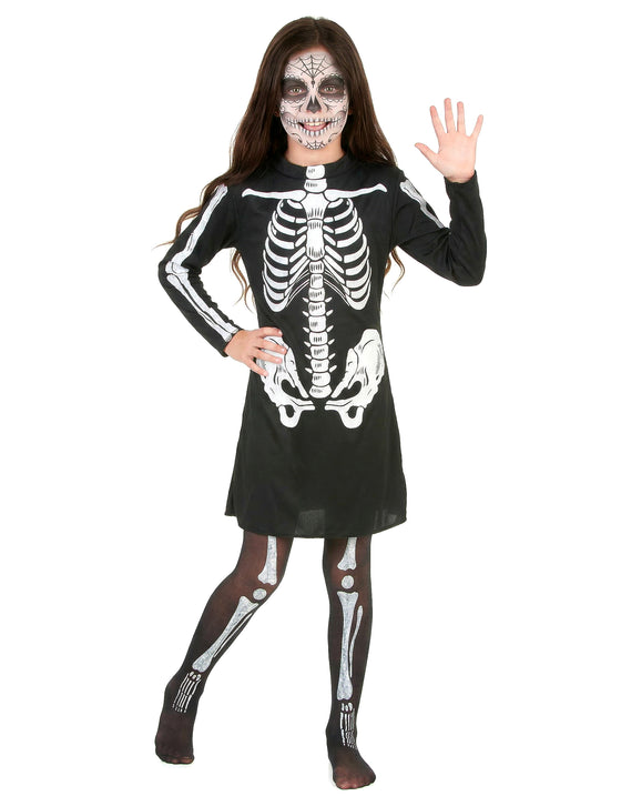 Déguisement squelette fille Halloween