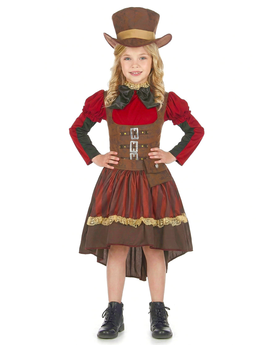 Déguisement steampunk luxe fille
