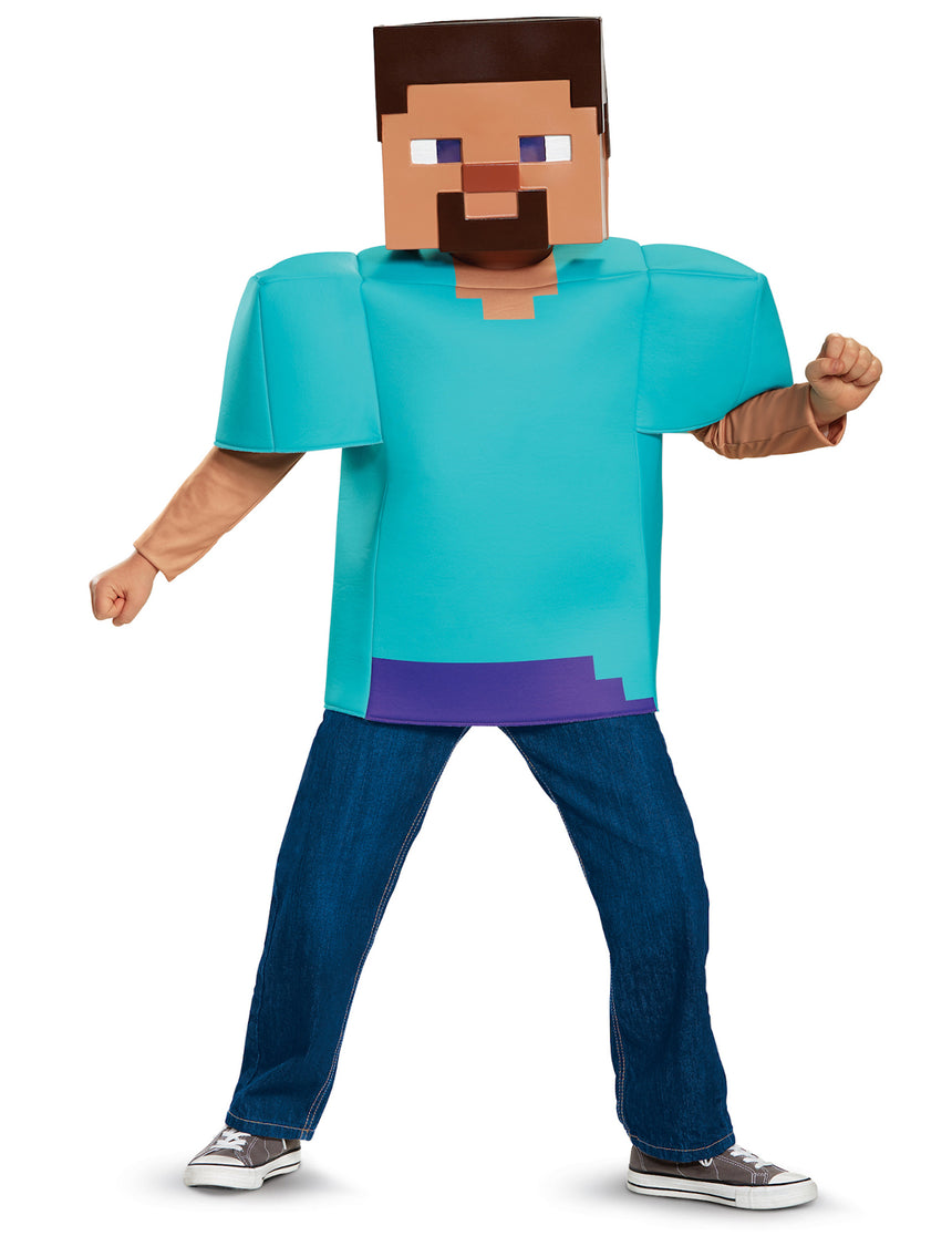 Déguisement Steve Classique Minecraft enfant