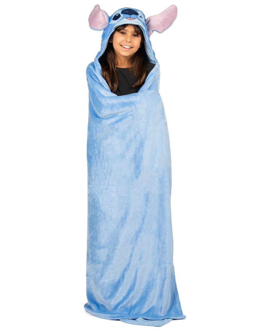 Déguisement Stitch Plaid Polaire à Capuche Enfant Lilo & Stitch