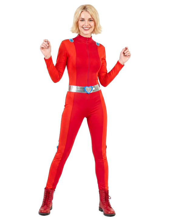 Déguisement Totally Spies rouge Clover femme