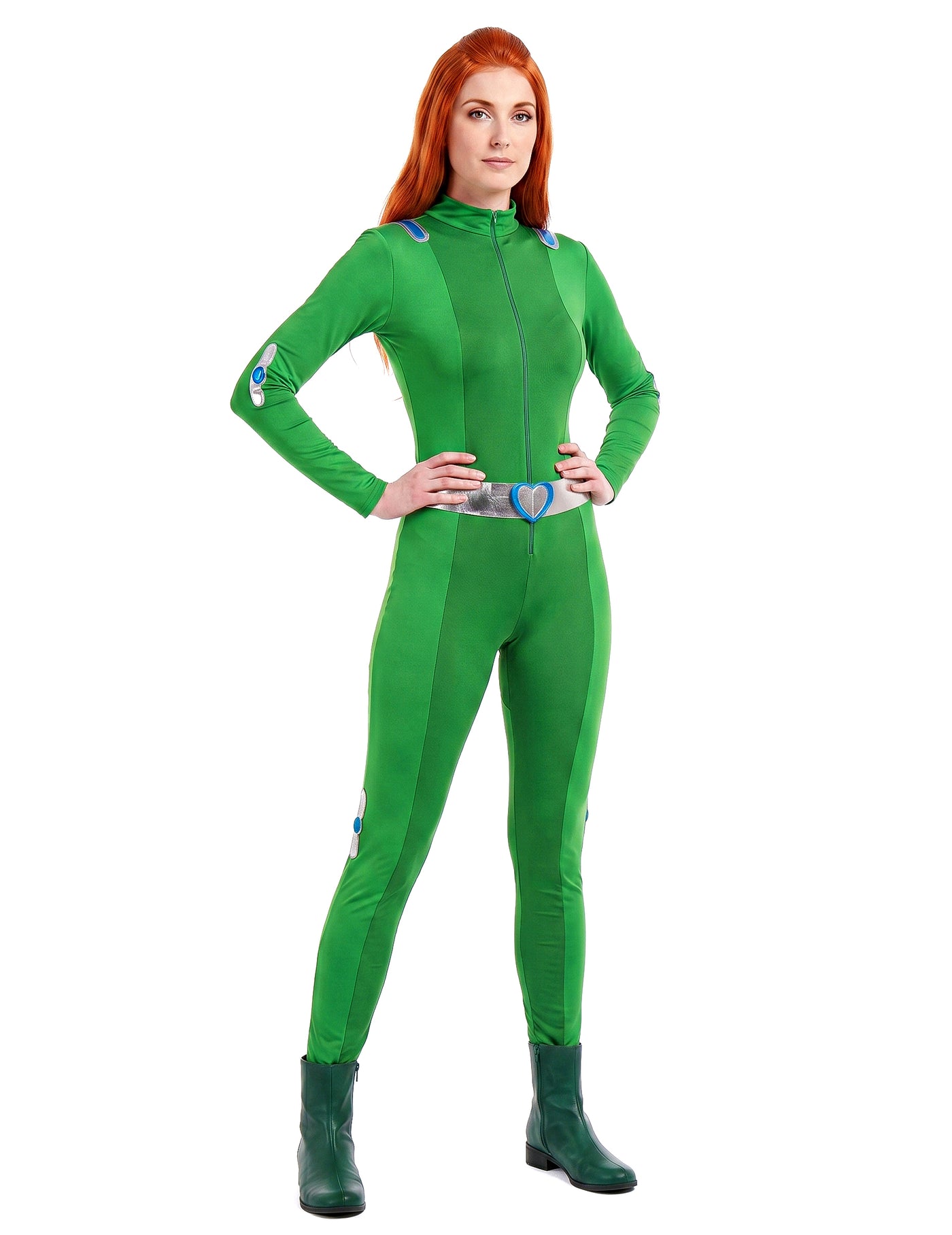 Déguisement Totally Spies vert Sam femme
