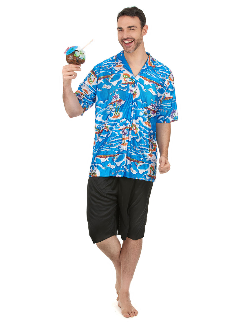 Déguisement touriste Hawaïen homme