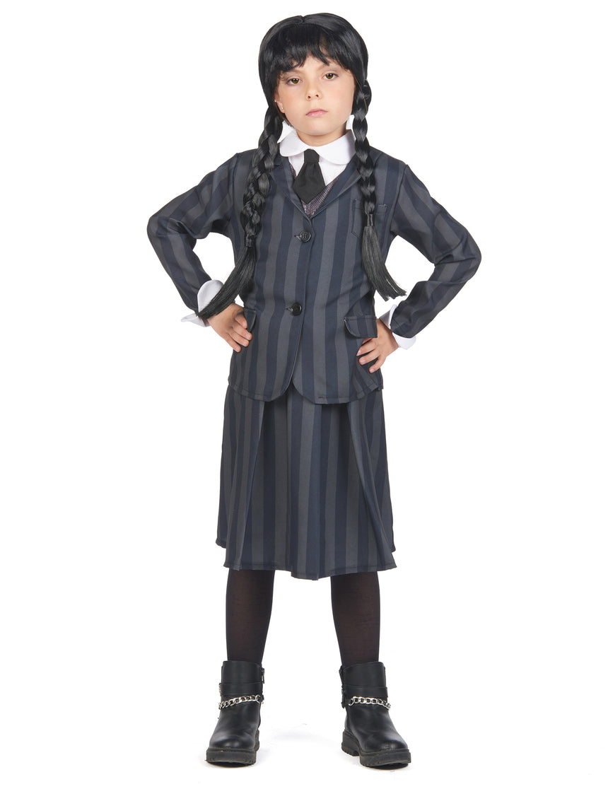 Déguisement uniforme scolaire gothique enfant