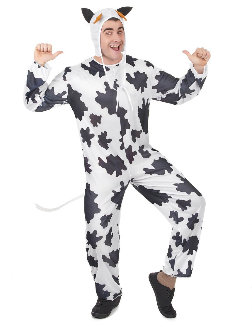 Déguisement vache avec chapeau adulte