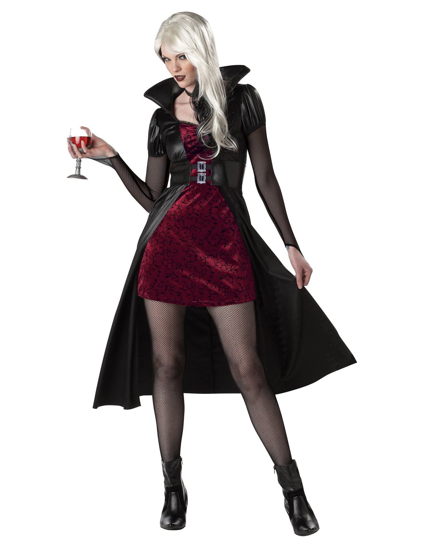Déguisement vampire femme rouge Halloween