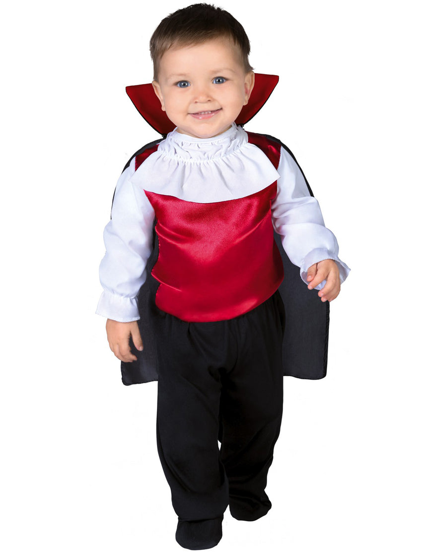 Déguisement vampire rouge et noir bébé