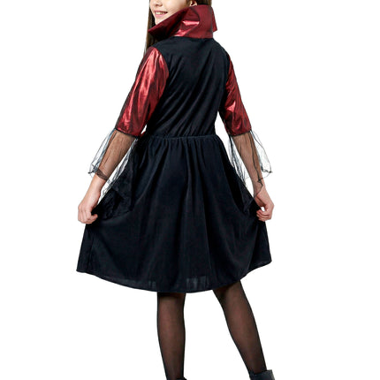 Déguisement vampire satiné fille Halloween
