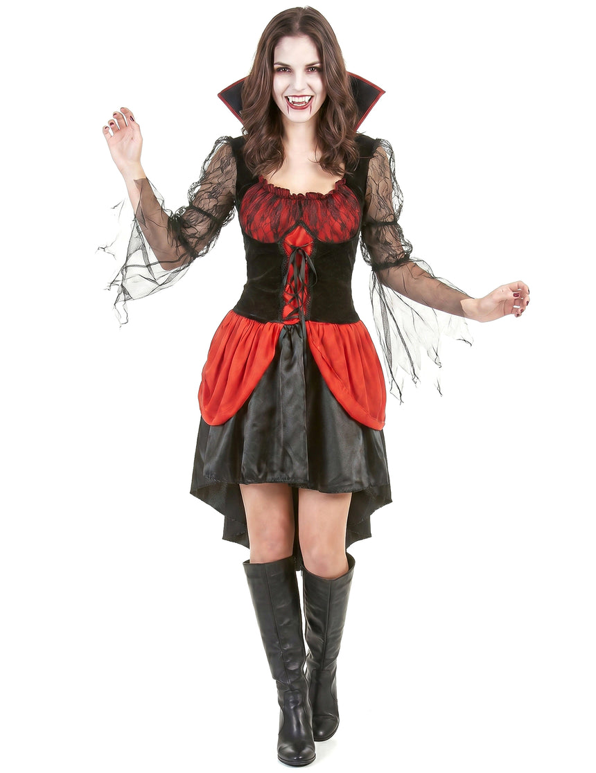Déguisement Vampire Sexy rouge Femme